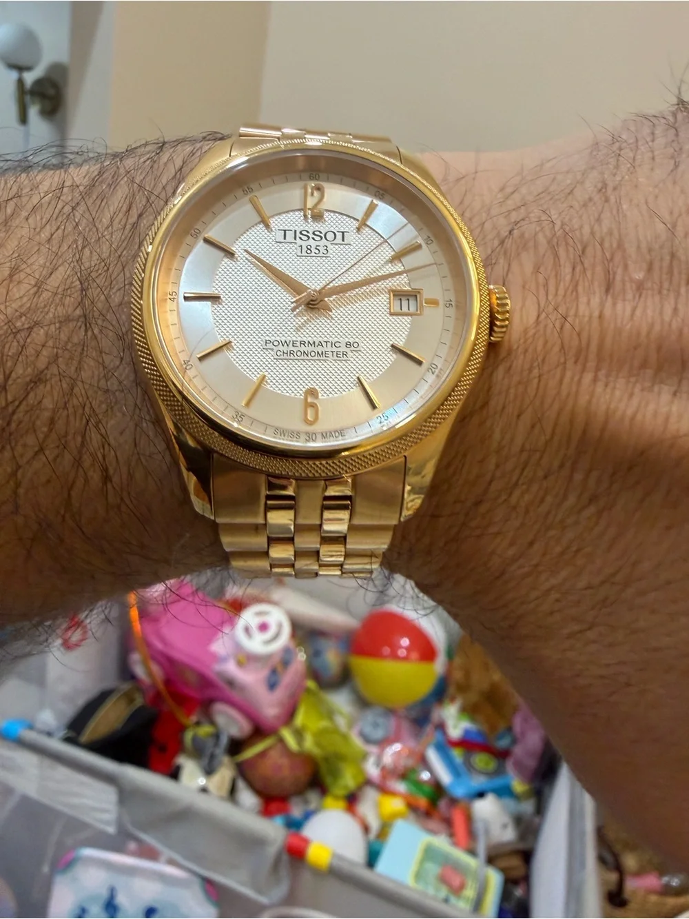 Tissot Ballade Powermatic 80 COSC Men's Watch Rose Gold Automatic T1084083303700
